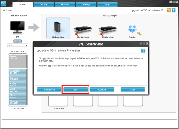 what is wd smartware pro